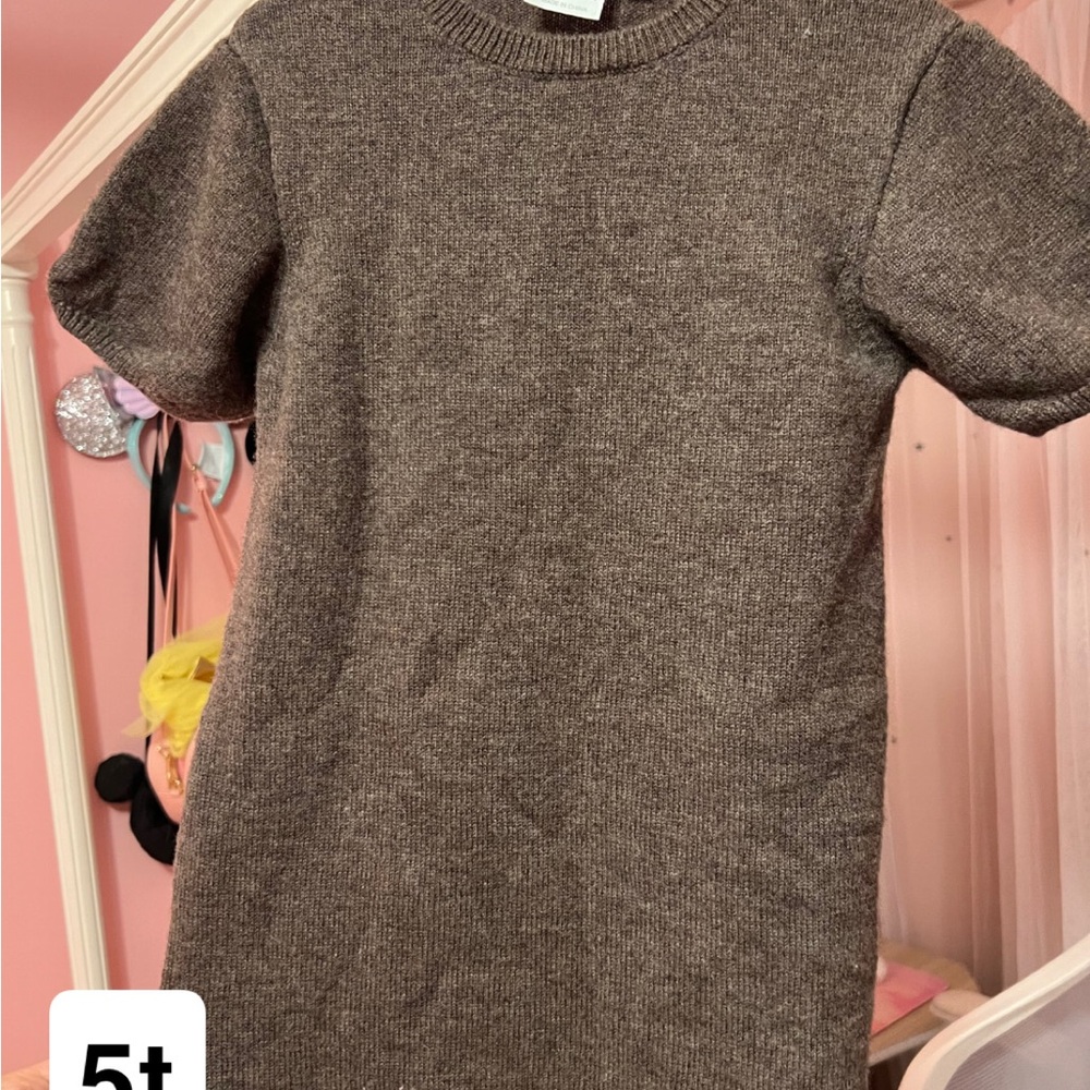 Zara Kids Casual Dress in Brown